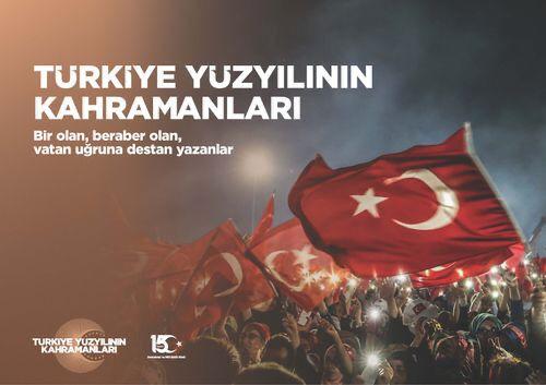 #15Temmuz günü demokrasi ve vatan uğruna canlarını feda eden şehitlerimizi rahmetle, gazilerimizi şükranla anıyoruz...